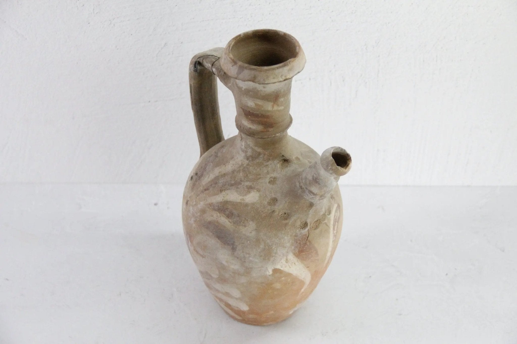 Vintage Olive Jar |Turkish Vase, Pottery Vessel, Clay Amphora - Debra Hall Lifestyle