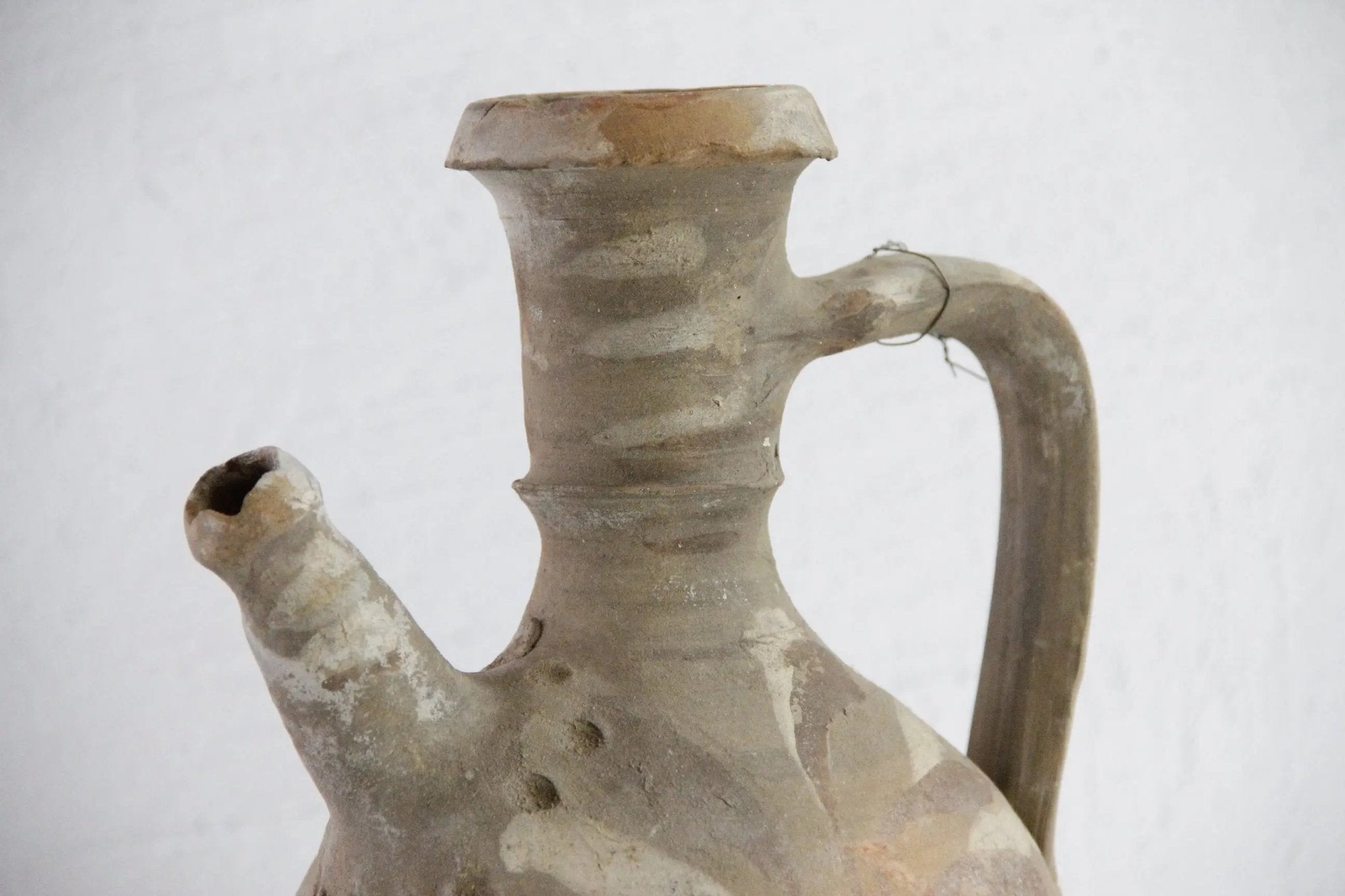 Vintage Olive Jar |Turkish Vase, Pottery Vessel, Clay Amphora - Debra Hall Lifestyle