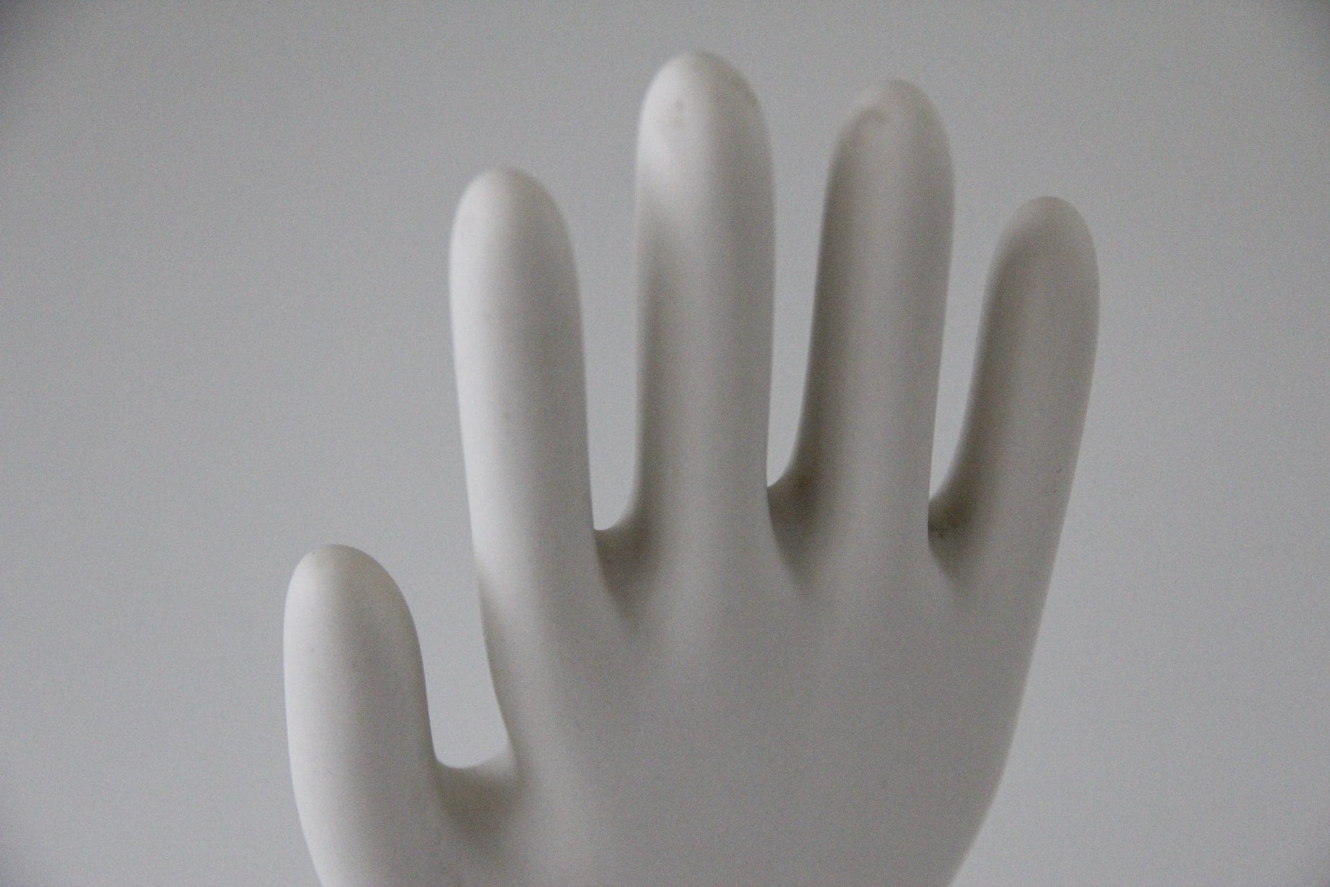 Vintage Porcelain Glove Mold | Matte Finish | Medium Object