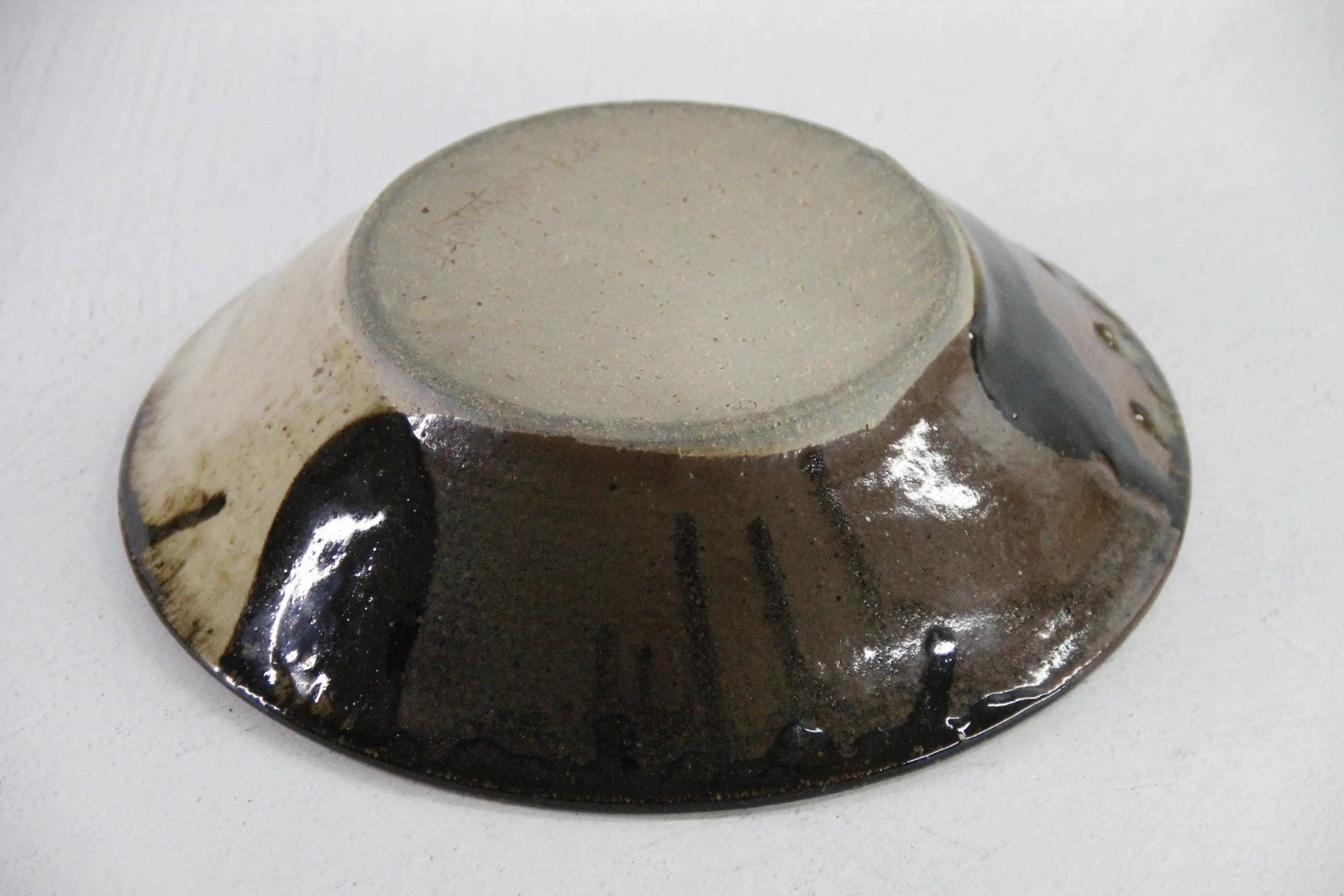 Vintage Pottery Bowl | 70s Signed Studio Art Drip Glaze - Debra Hall Lifestyle