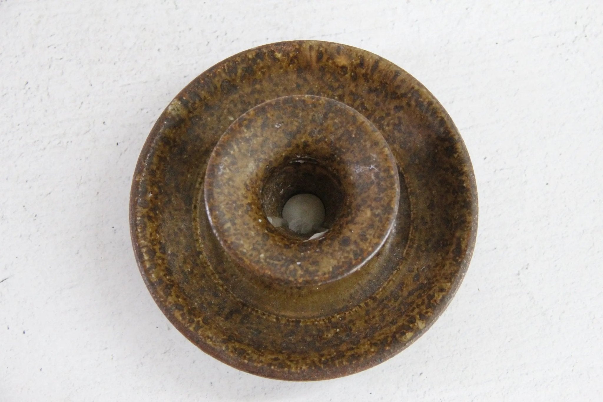 Vintage Pottery Candle Holder | Hand Made Studio Art - Debra Hall Lifestyle