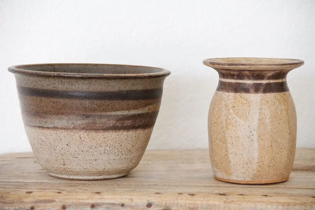 Vintage Pottery | Hand Thrown Studio Vase/Bowl Signed 1979 - Debra Hall Lifestyle