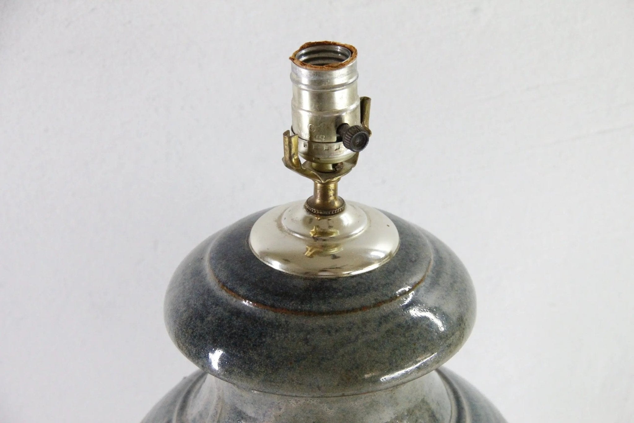 Vintage Pottery Lamp | Midcentury Handmade Table Lamp - Debra Hall Lifestyle