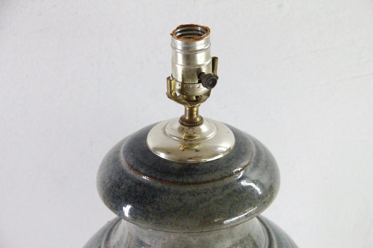 Vintage Pottery Lamp | Midcentury Handmade Table Lamp - Debra Hall Lifestyle