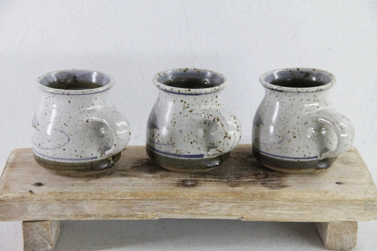 Vintage Pottery Mugs Andrew Hague Askrigg Studio Mug 3 Pc. - Debra Hall Lifestyle