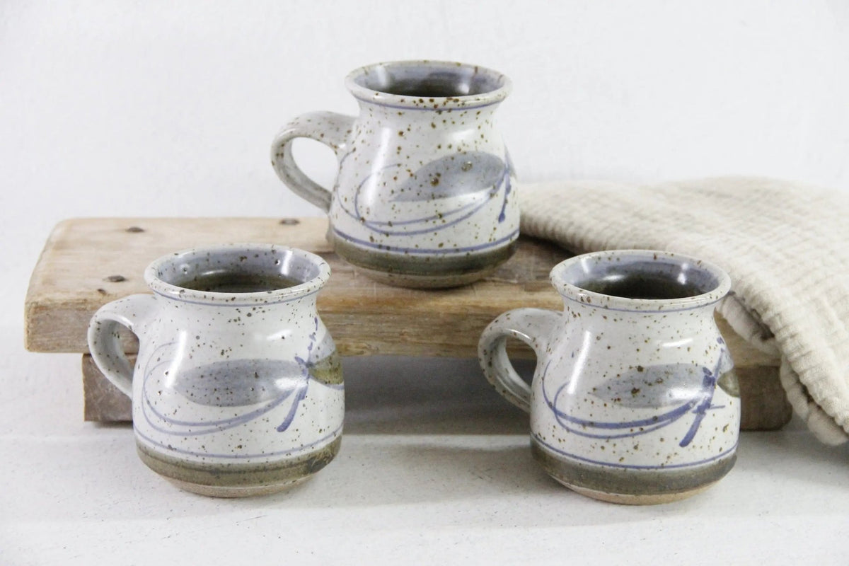Vintage Pottery Mugs Andrew Hague Askrigg Studio Mug 3 Pc. - Debra Hall Lifestyle