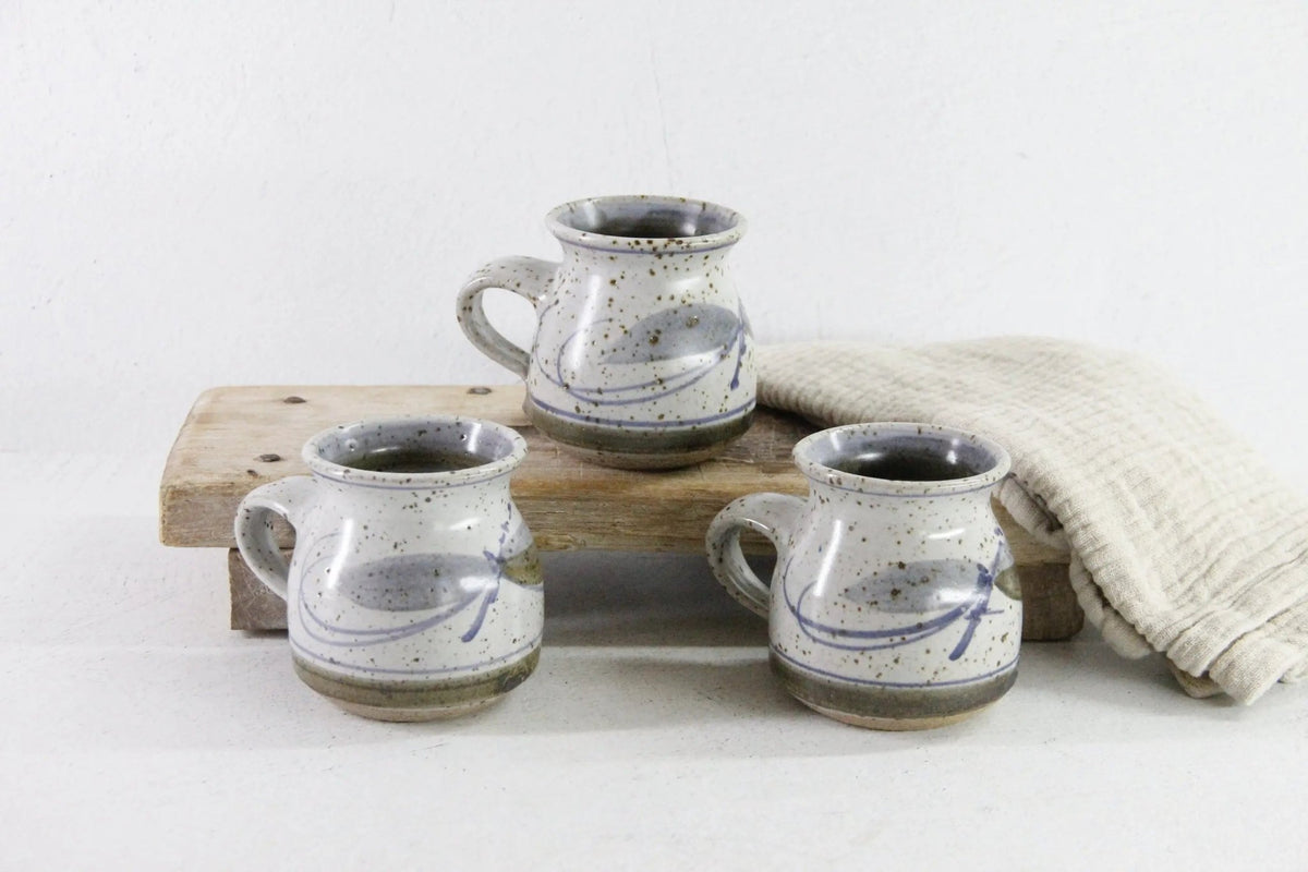 Vintage Pottery Mugs Andrew Hague Askrigg Studio Mug 3 Pc. - Debra Hall Lifestyle