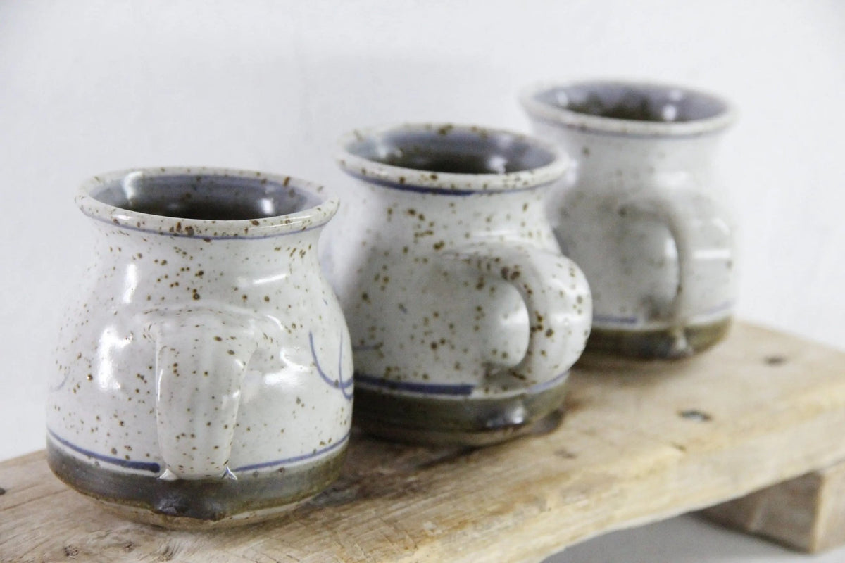 Vintage Pottery Mugs Andrew Hague Askrigg Studio Mug 3 Pc. - Debra Hall Lifestyle