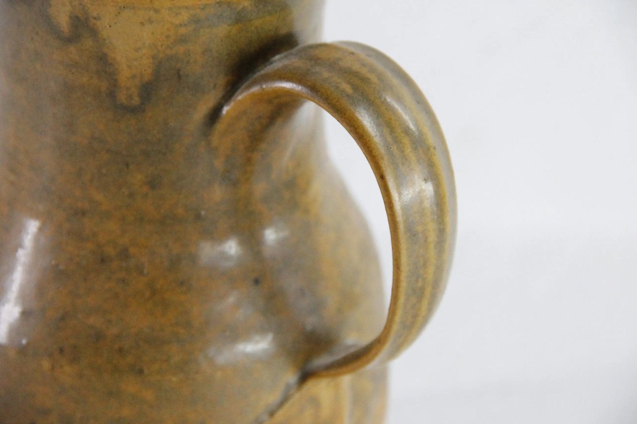 Vintage Pottery Pitcher | Matte Studio Art Signed - Debra Hall Lifestyle