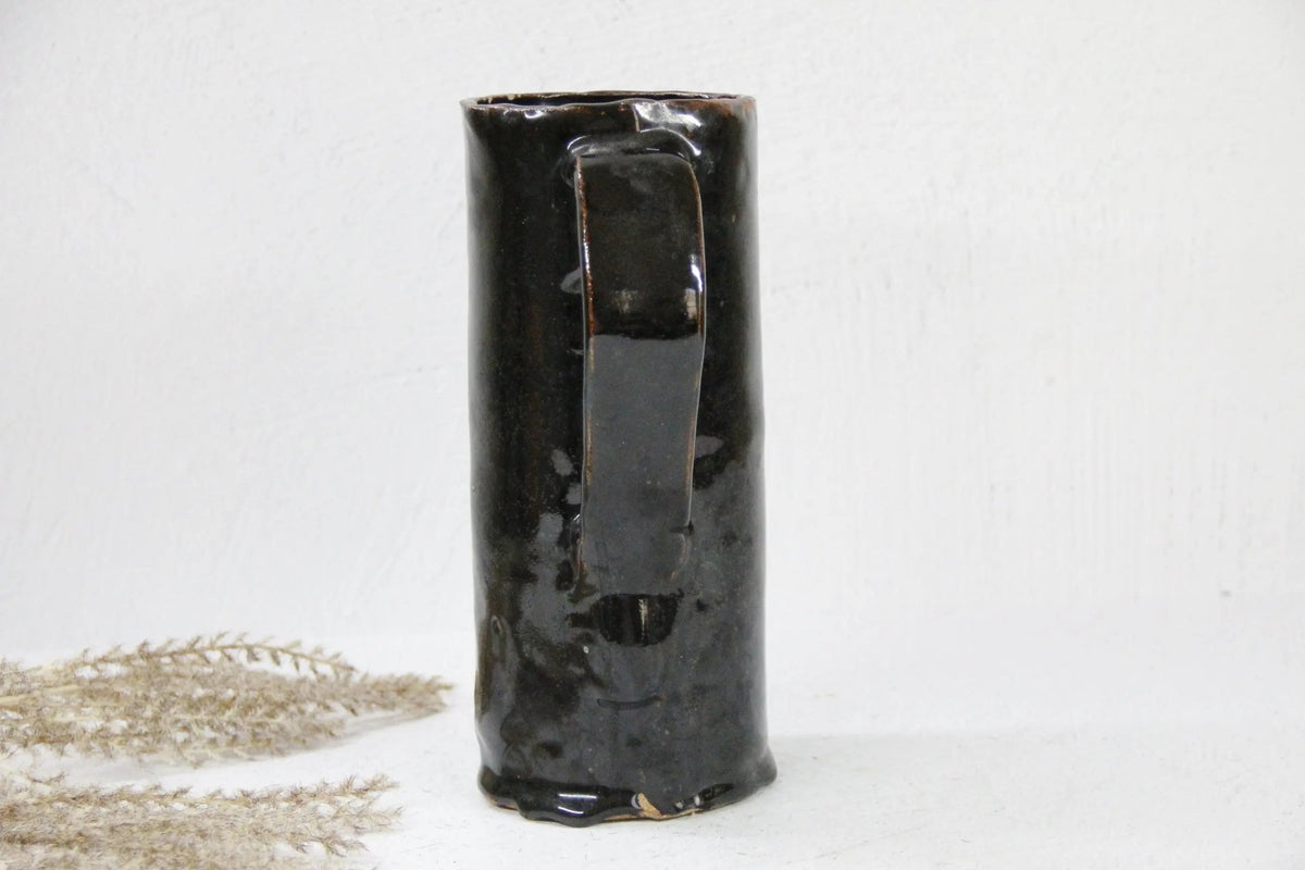 Vintage Pottery Pitcher | Studio Art Abstract Vase - Debra Hall Lifestyle