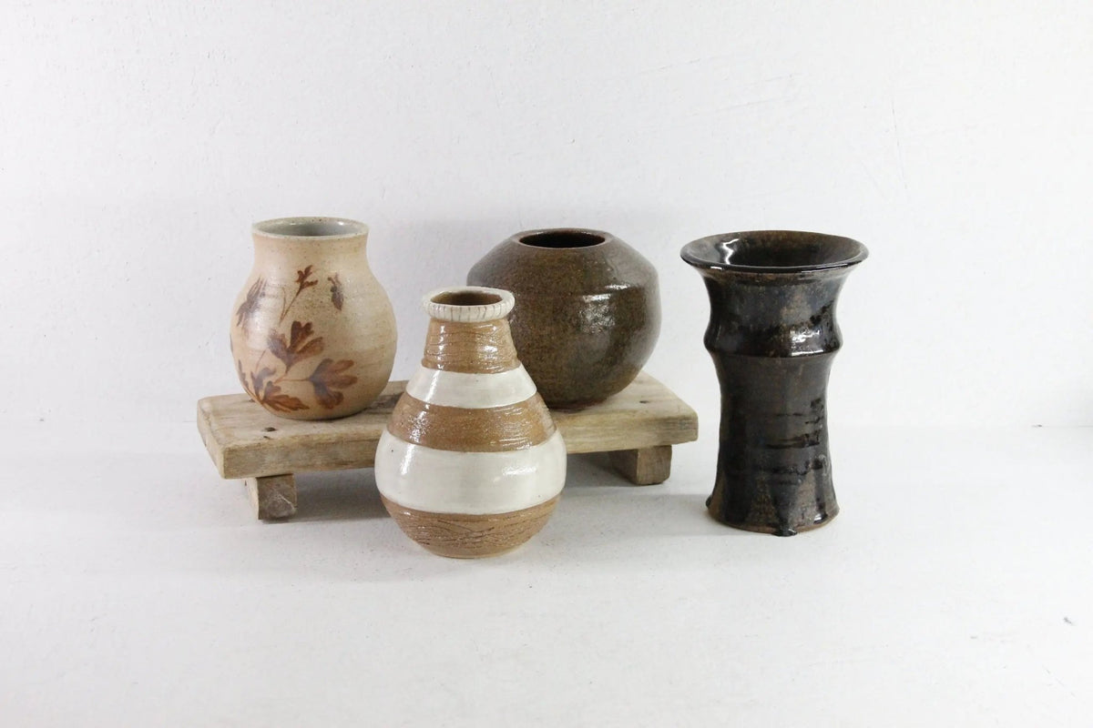 Vintage Pottery Vase | Assorted Midcentury Handmade Vessels - Debra Hall Lifestyle