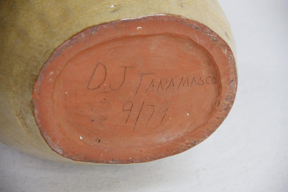 Vintage Pottery Vase | Studio Art Vessel Artist Signed - Debra Hall Lifestyle