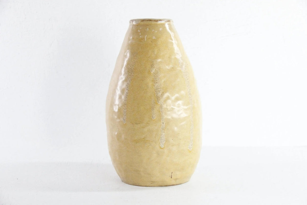 Vintage Pottery Vase | Studio Art Vessel Artist Signed - Debra Hall Lifestyle