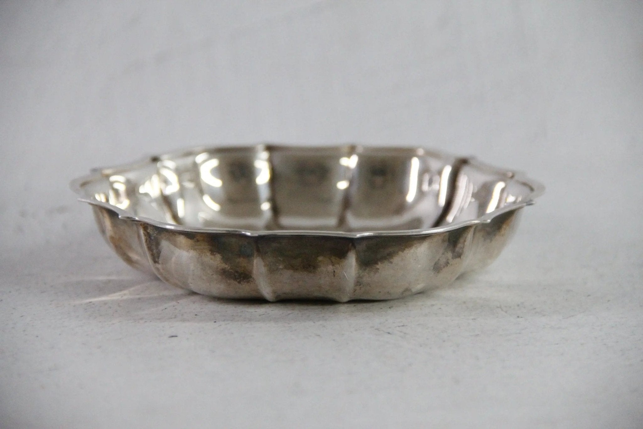 Vintage Silver Dish | Chippendale Bon Bon/Trinket Bowl - Debra Hall Lifestyle