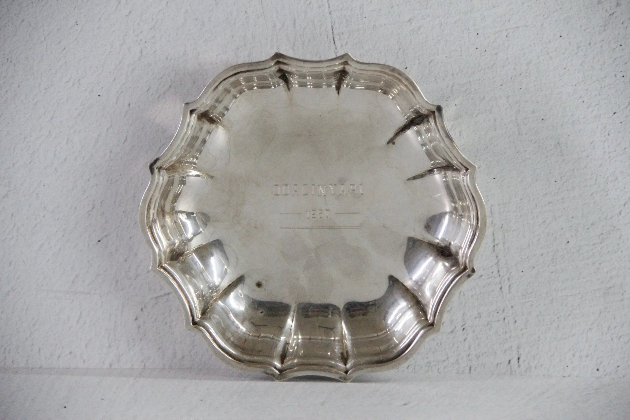 Vintage Silver Dish | Chippendale Bon Bon/Trinket Bowl - Debra Hall Lifestyle