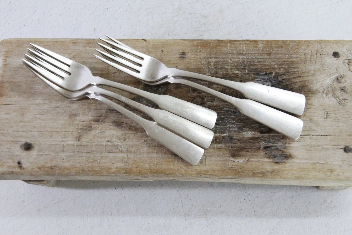 Vintage Silver Plate Flatware Forks | Assorted Towle Byfield - Debra Hall Lifestyle