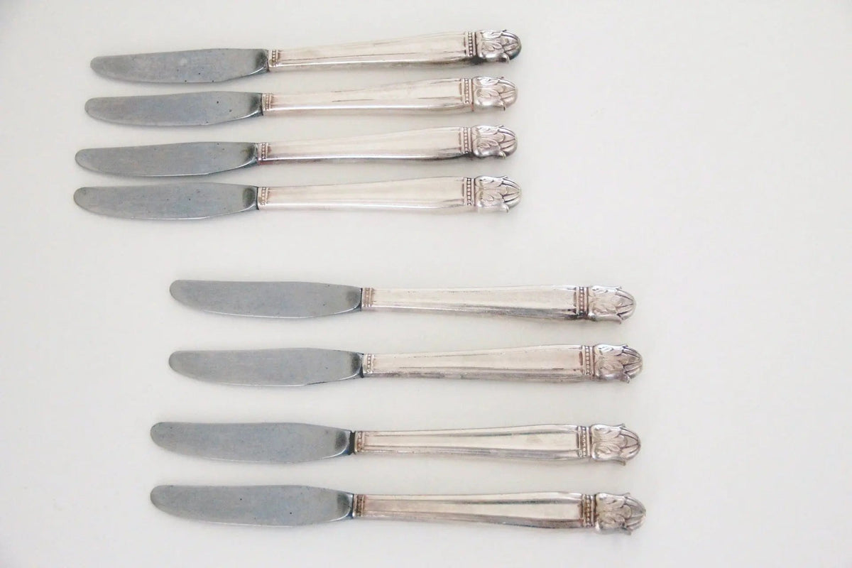 Vintage Silverplate Flatware | Knives 4 Pcs. - Debra Hall Lifestyle