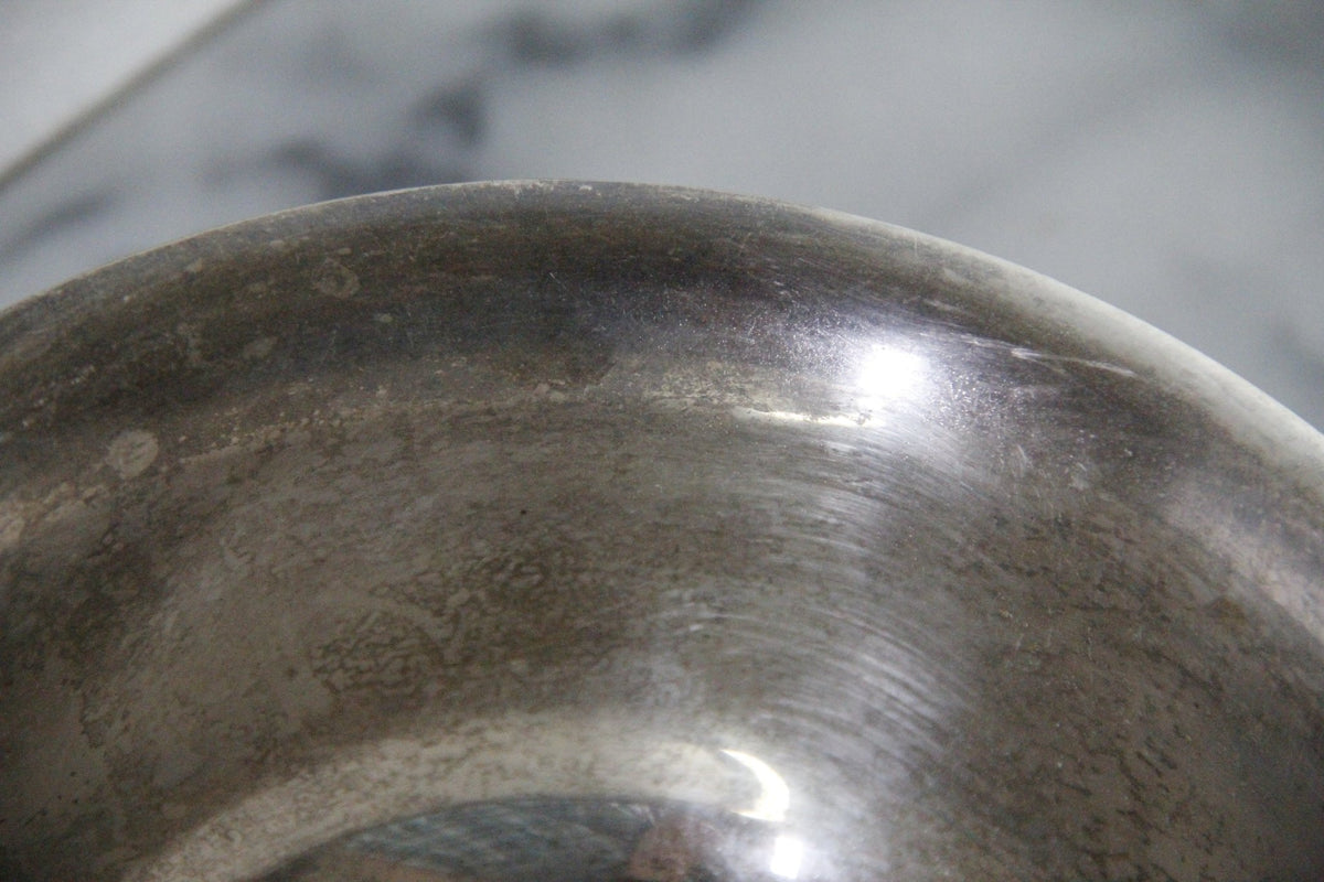 Vintage Silverplate Trophy Bowl Bristol Silver Footed 1962 - Debra Hall Lifestyle