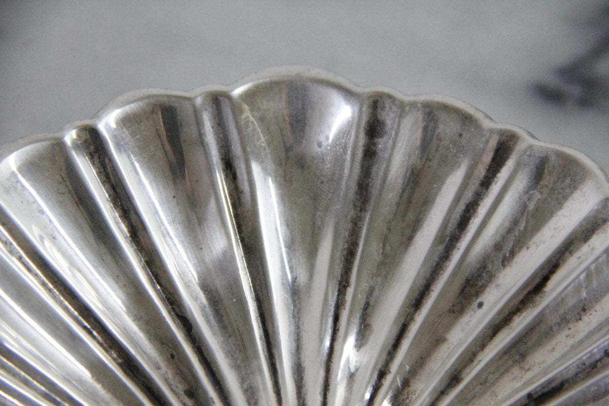 Vintage Sterling Silver Shell Dish Footed Scallop Bowl - Debra Hall Lifestyle
