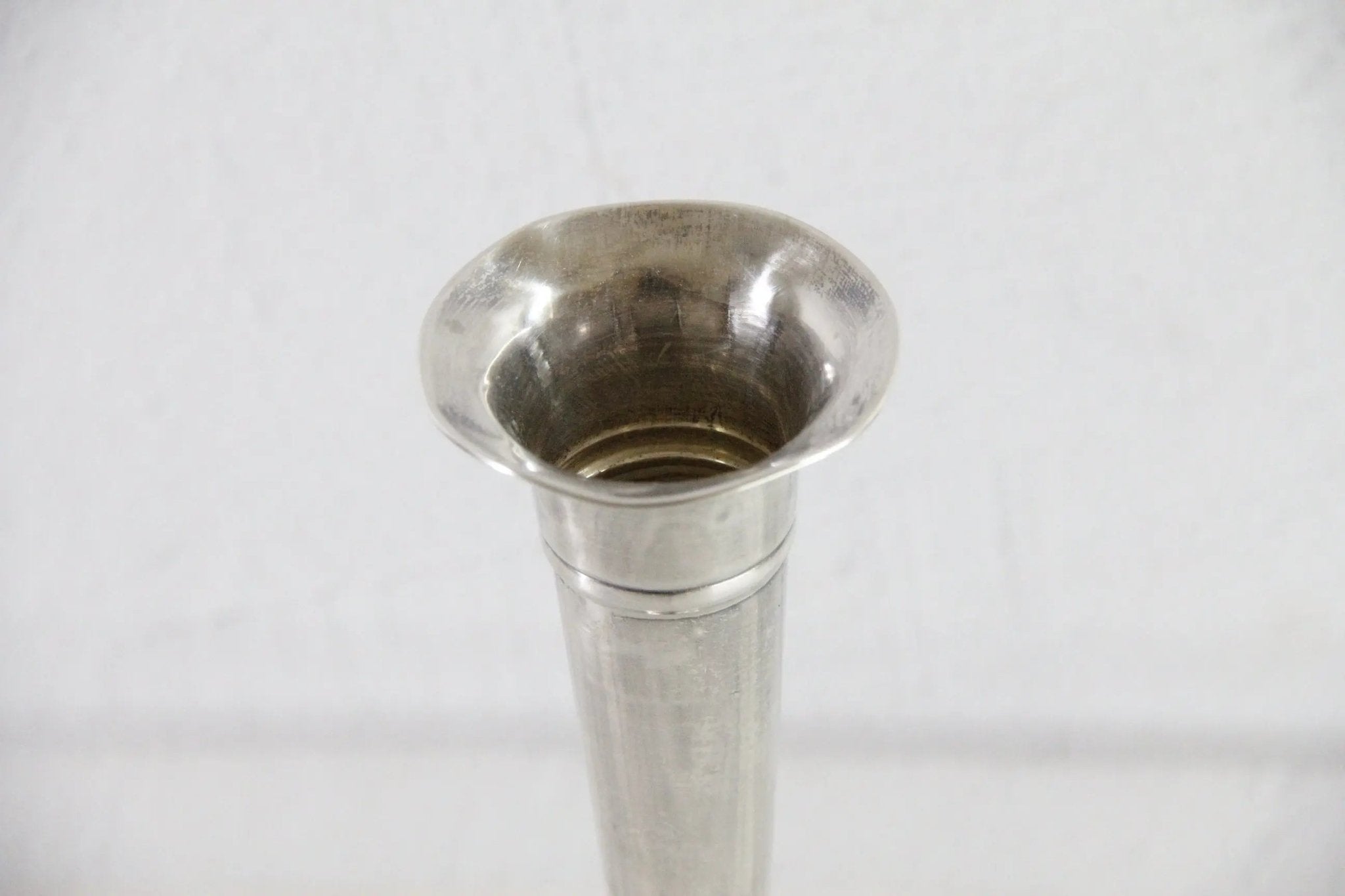 Vintage Sterling Silver Vase Preisner 8" Trumpet Bud Vase 4.4 oz - Debra Hall Lifestyle
