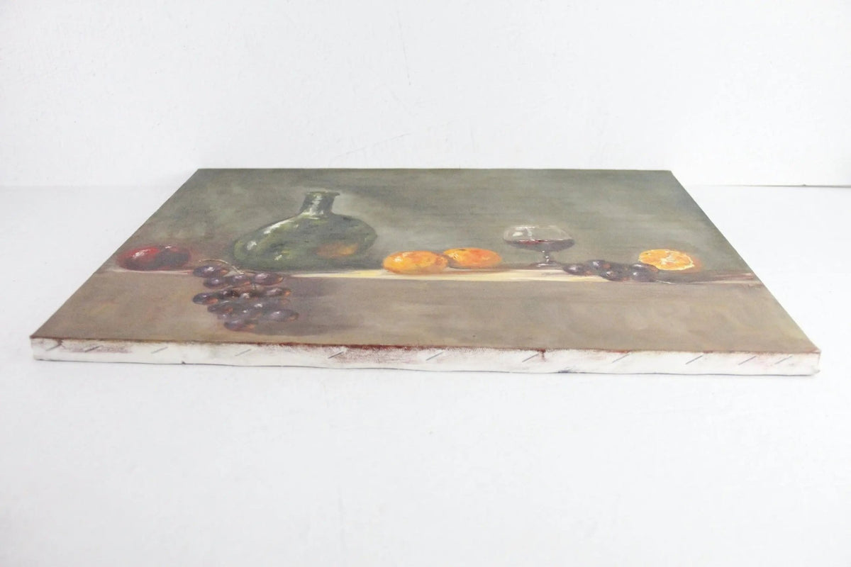 Vintage Still Life Painting | Fruit Table - Debra Hall Lifestyle