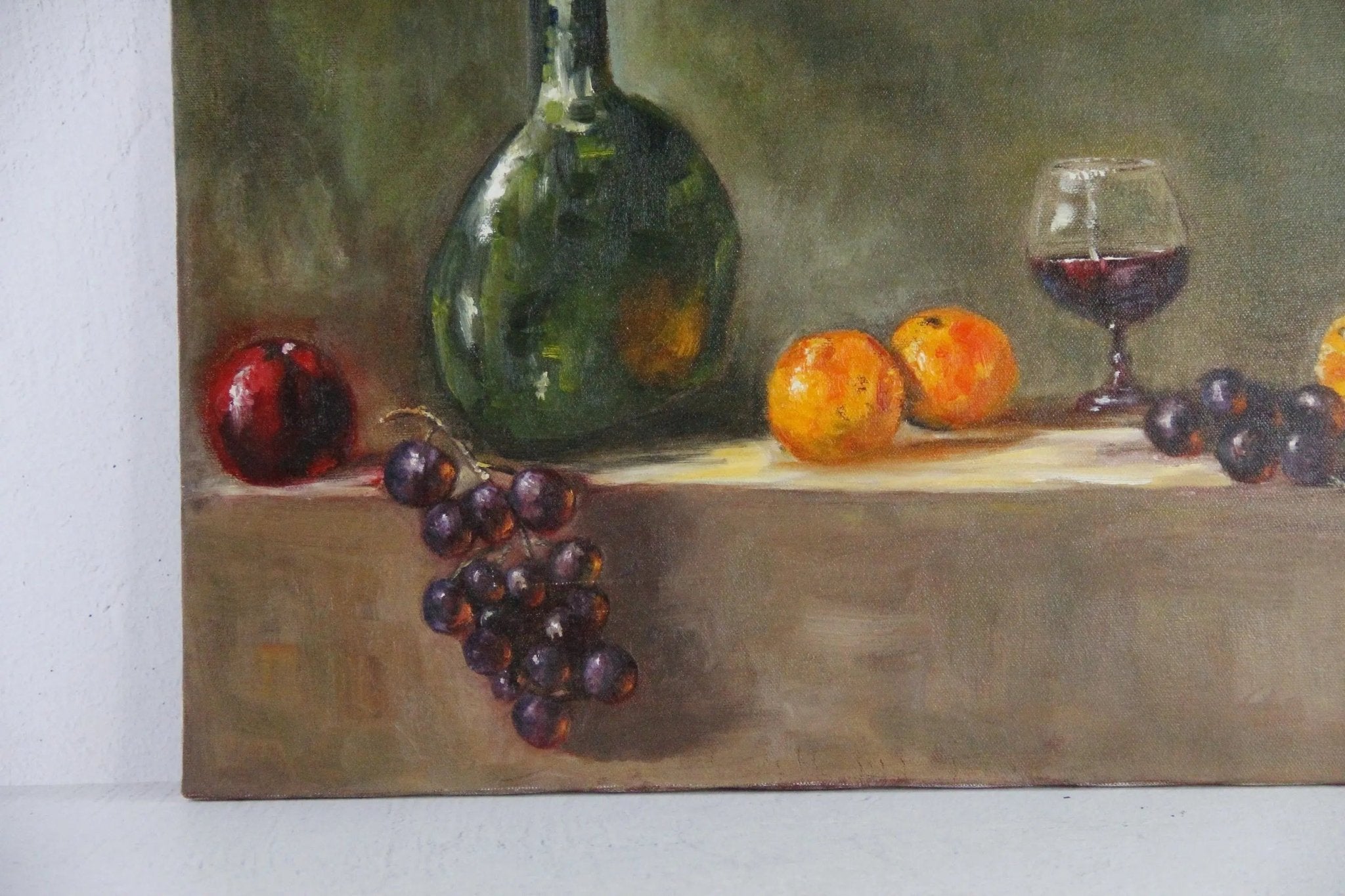Vintage Still Life Painting | Fruit Table - Debra Hall Lifestyle