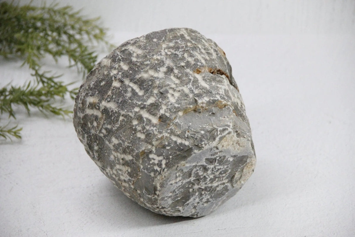 Vintage Stone Mortar | Hand Carved Garlic Grinder - Debra Hall Lifestyle