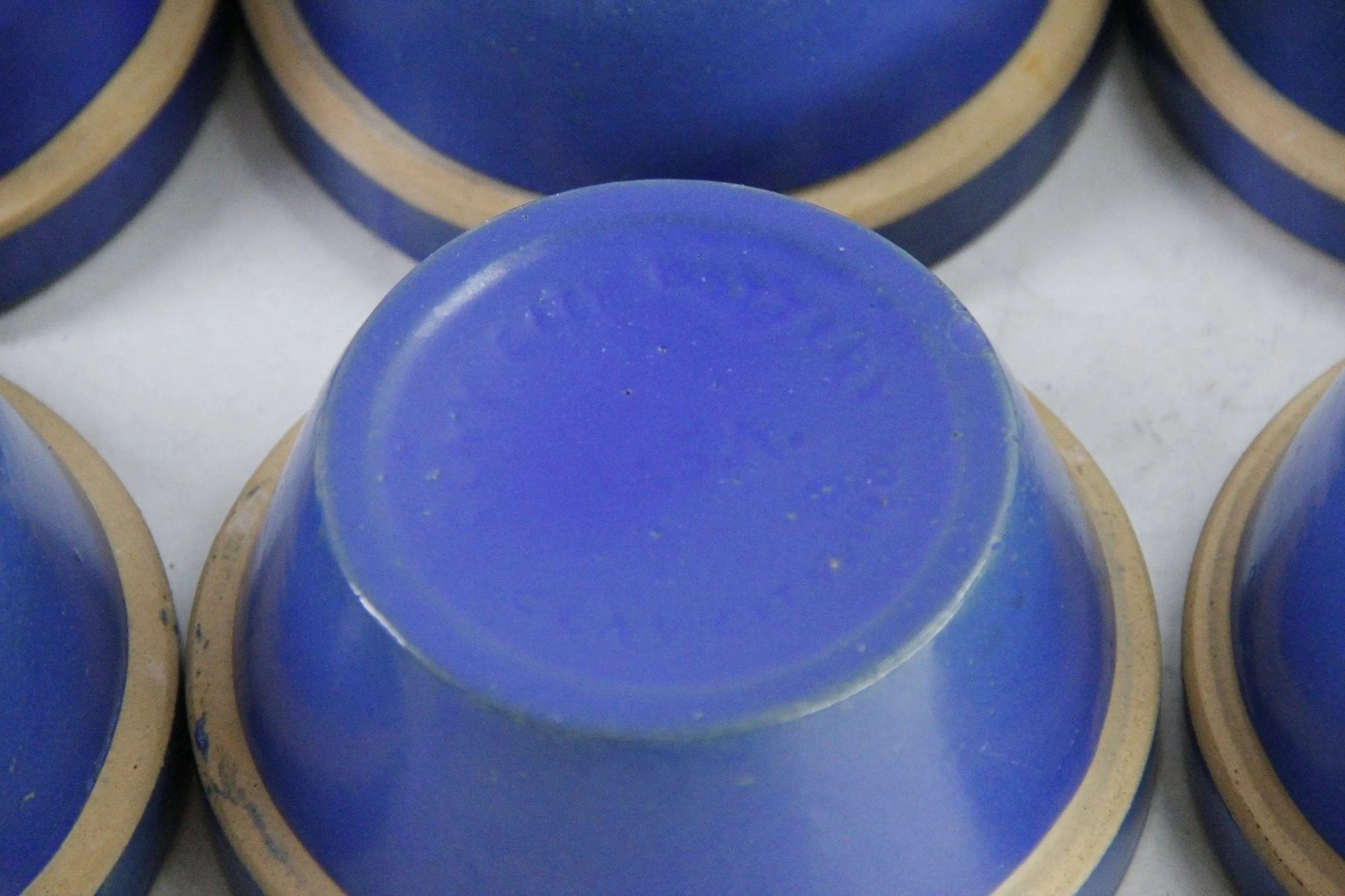 Vintage Stoneware Bowl | Clay City Pottery Blue 5" - Debra Hall Lifestyle