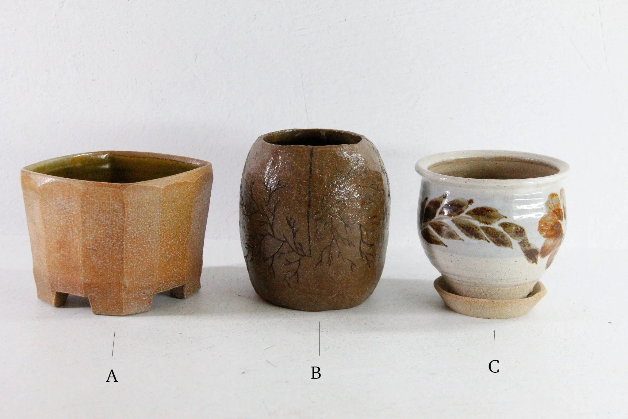 Vintage Studio Pottery Planter | Handmade Vase - Debra Hall Lifestyle