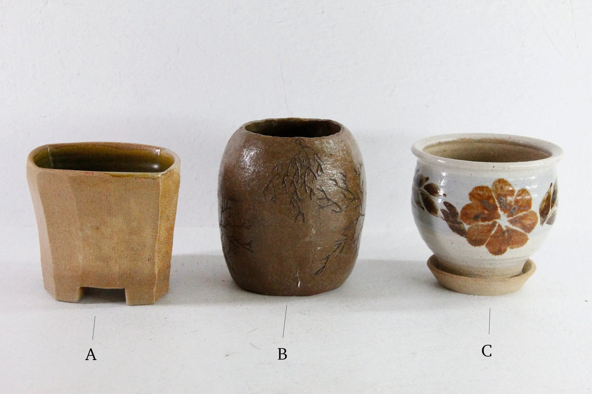 Vintage Studio Pottery Planter | Handmade Vase - Debra Hall Lifestyle