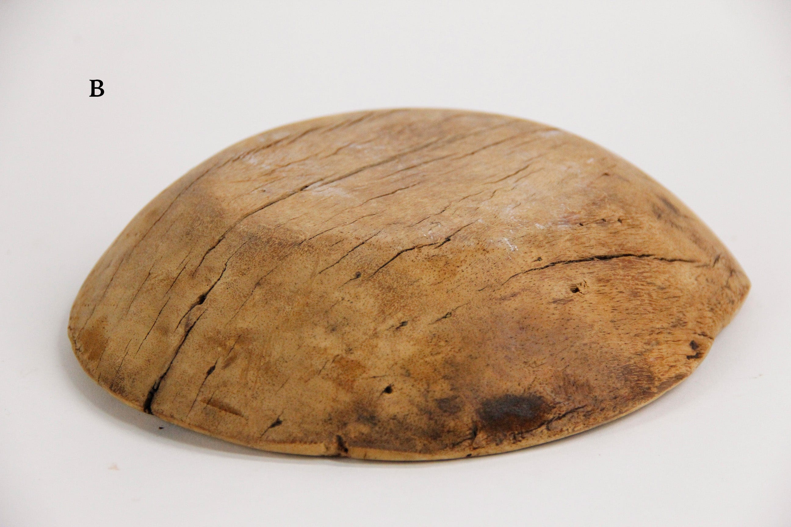  Vintage Wood Bowl | Medium Dough Bowl B bottom