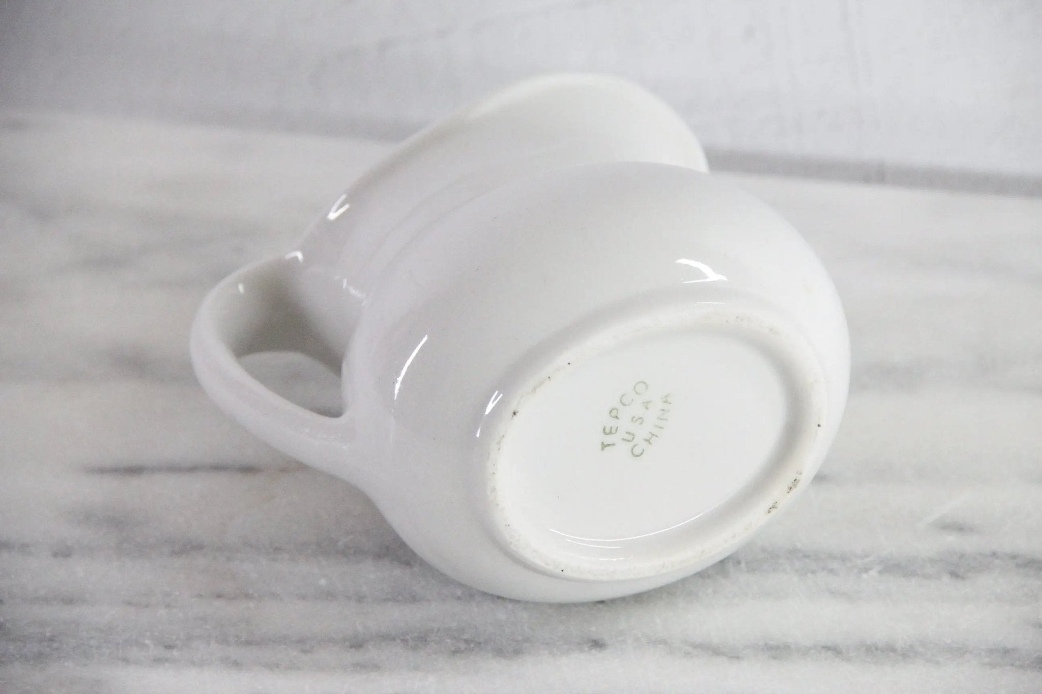 Vintage White Ironstone Pitcher | Tepco China - Debra Hall Lifestyle