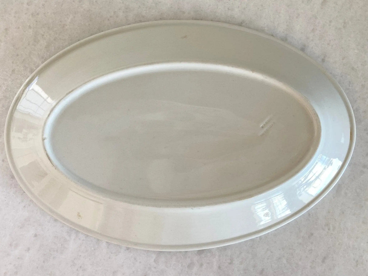 Vintage White Ironstone Platter | Maddocks - Debra Hall Lifestyle
