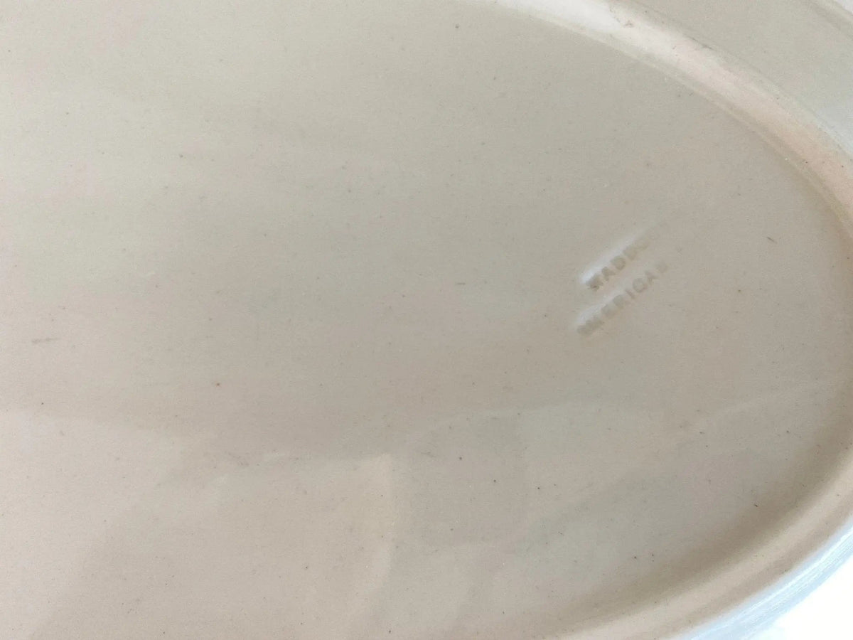 Vintage White Ironstone Platter | Maddocks - Debra Hall Lifestyle