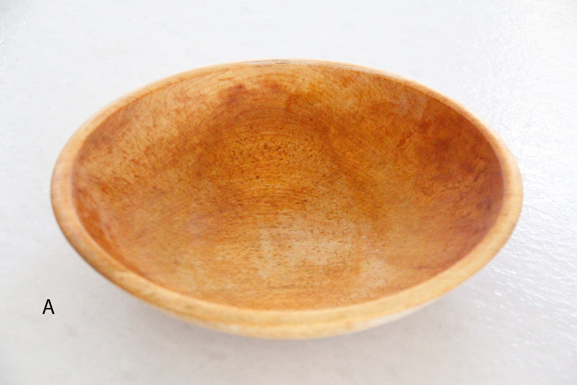Vintage Wood Bowl | Medium Bowl A details