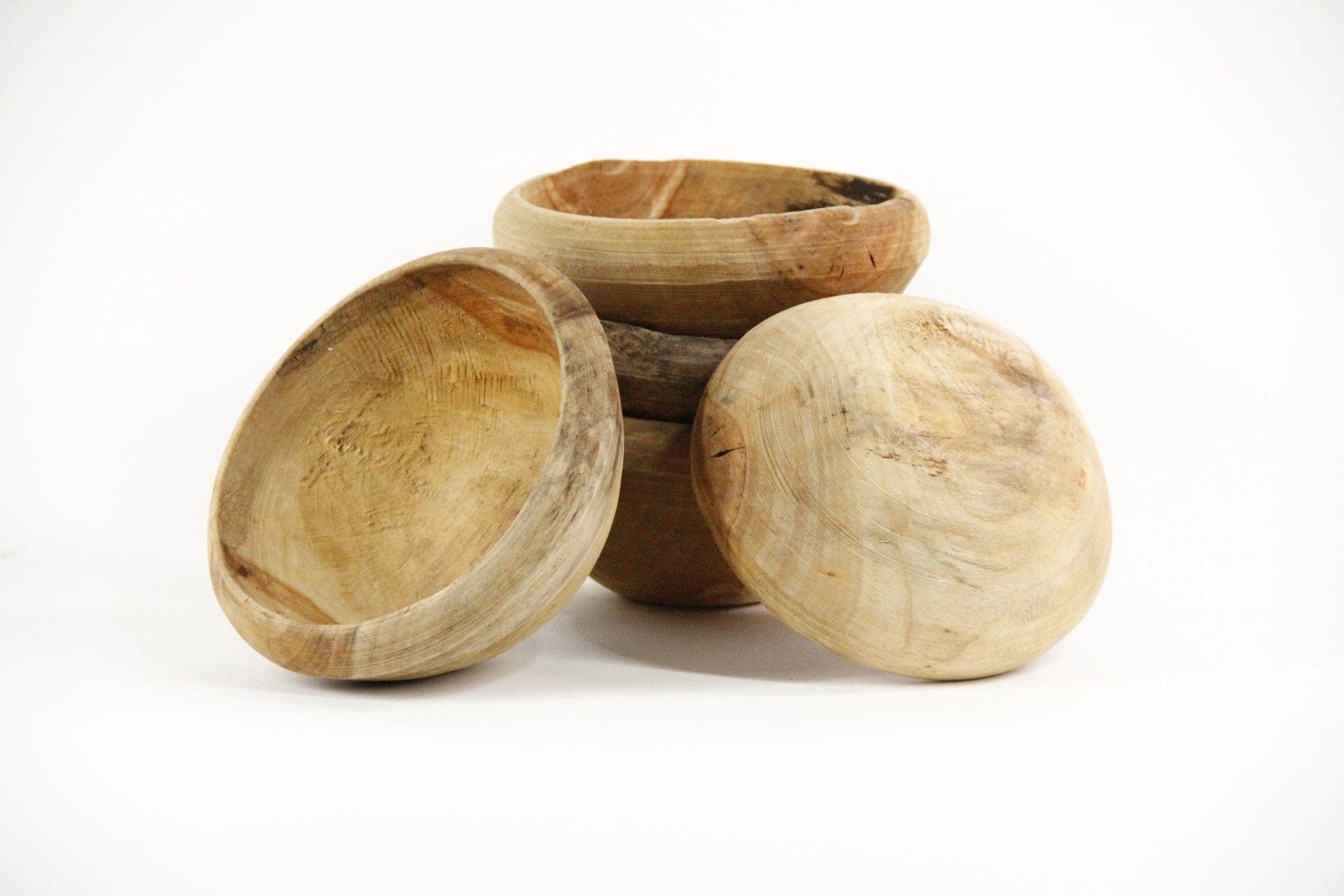 Vintage Wood Bowl | Morocco details