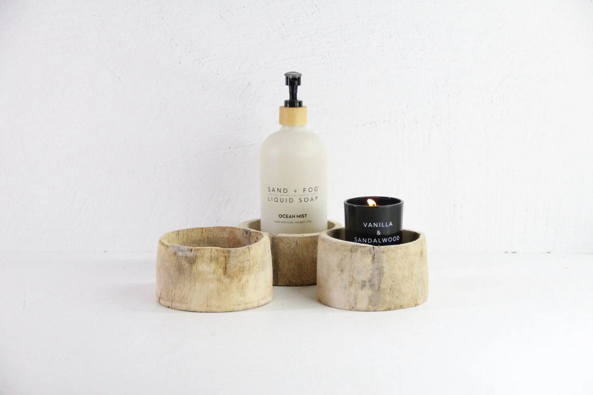 Vintage Wood Planter | Coaster/Pot/Dish Small - Debra Hall Lifestyle