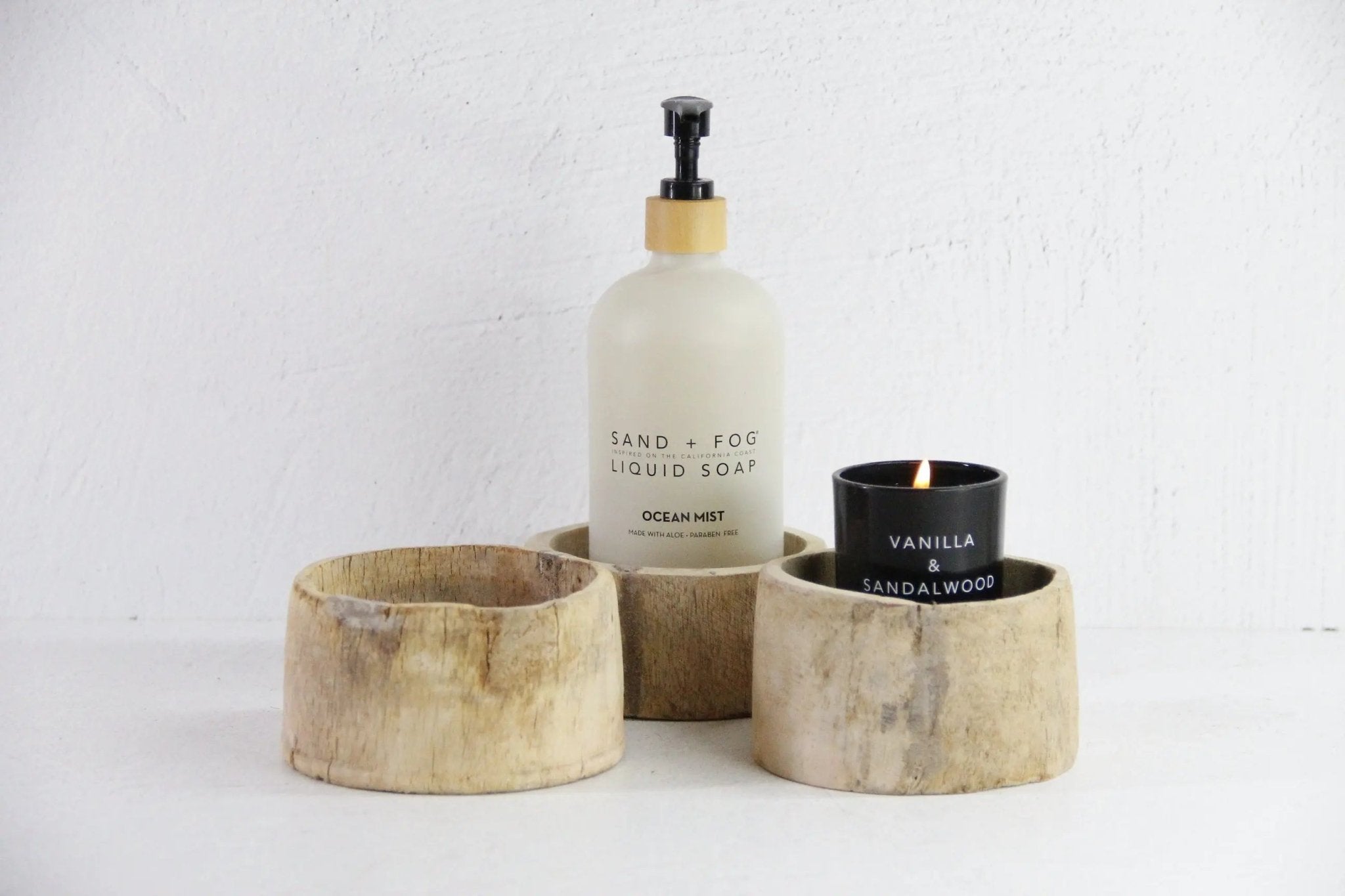Vintage Wood Planter | Coaster/Pot/Dish Small - Debra Hall Lifestyle