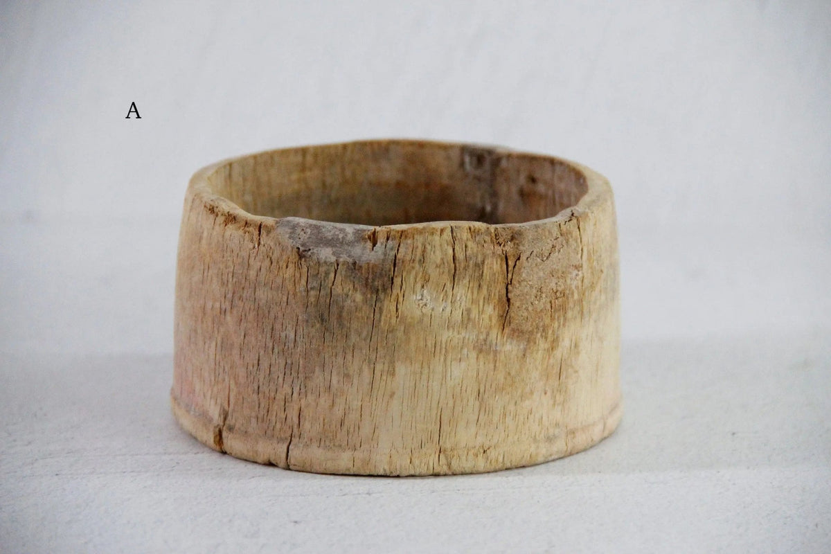 Vintage Wood Planter | Coaster/Pot/Dish Small - Debra Hall Lifestyle