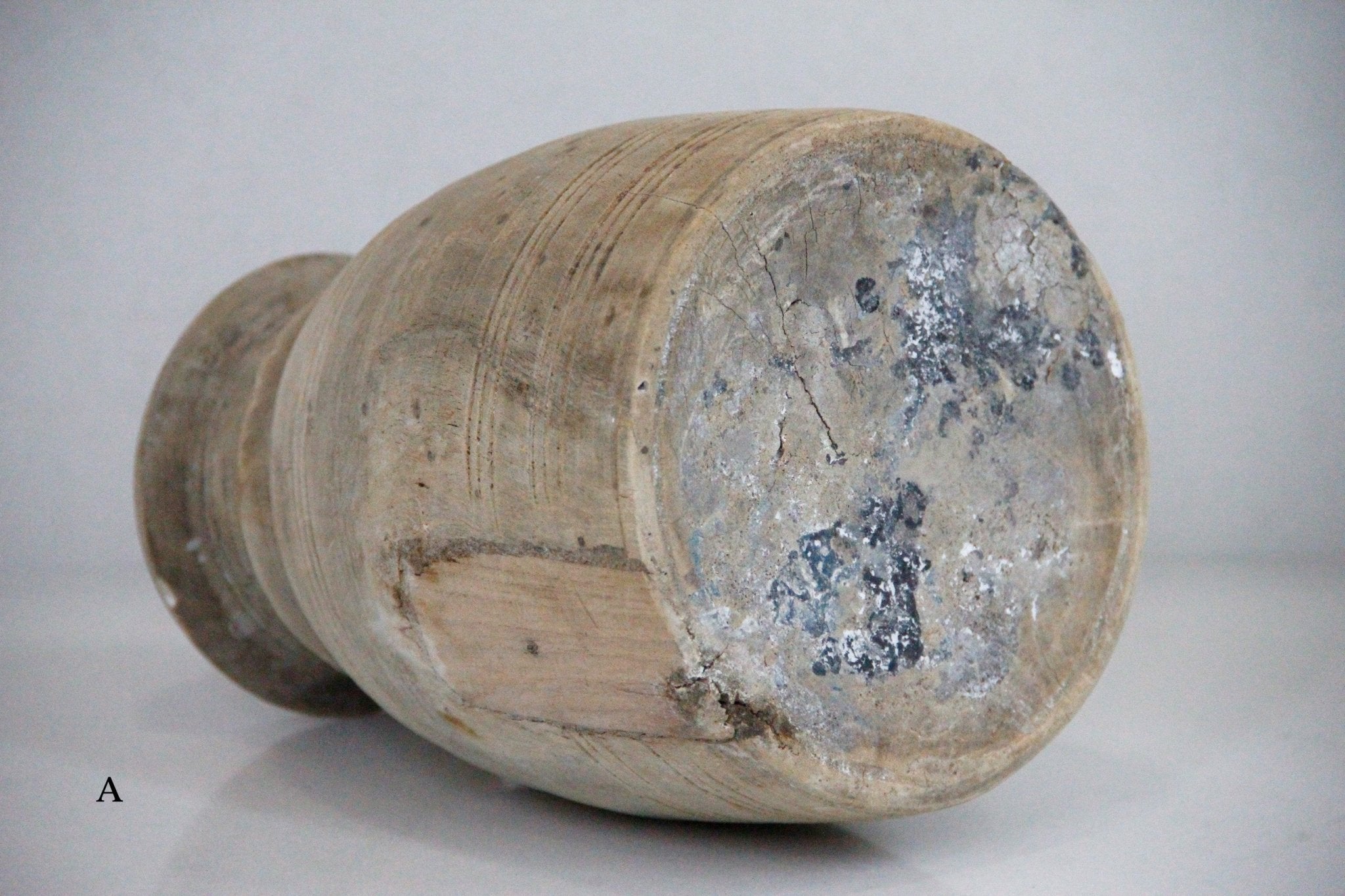 Antique Vessel | Wooden Water Pot - Debra Hall Lifestyle