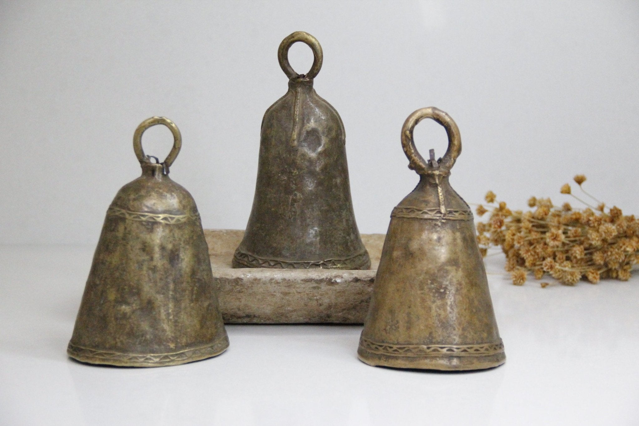 Antique African Cow Bell - Large - Debra Hall Lifestyle