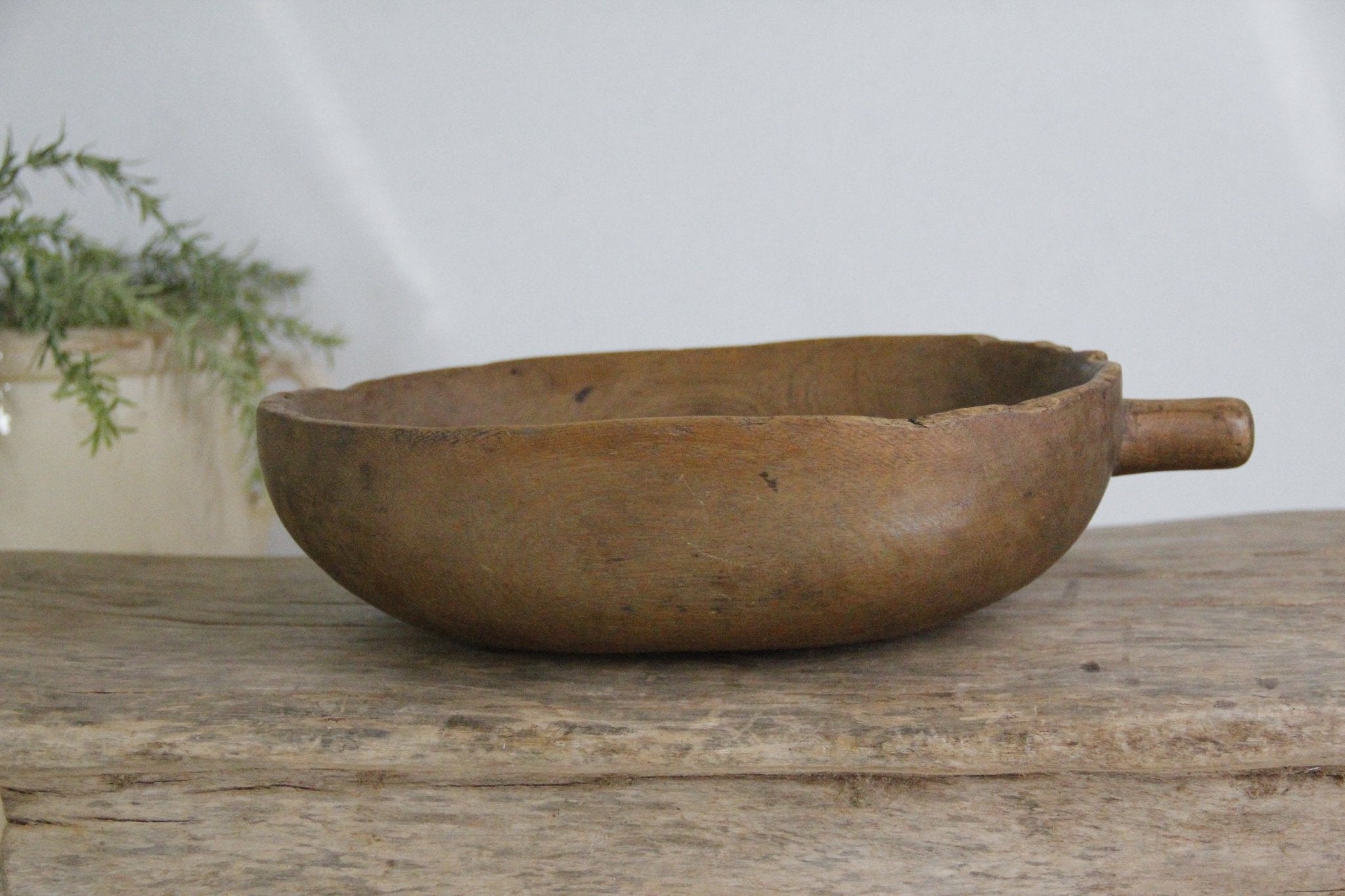 Antique Wooden Hand-Carved Bowl | Africa - Debra Hall Lifestyle