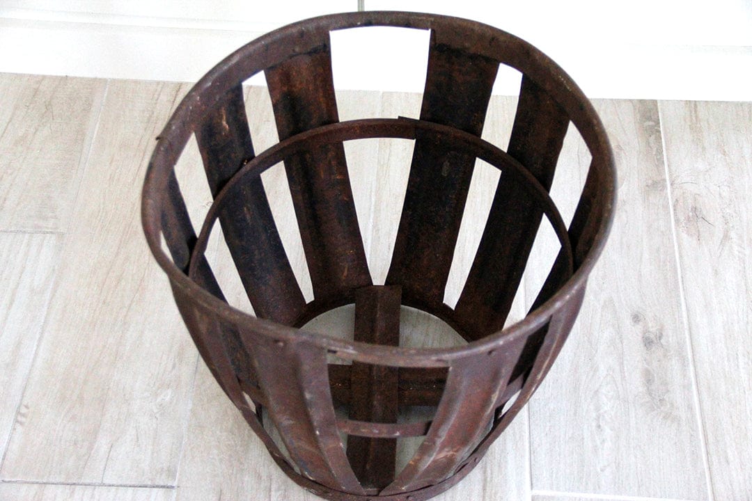 Antique French Basket | Vintners Demi-John Carrier - Debra Hall Lifestyle