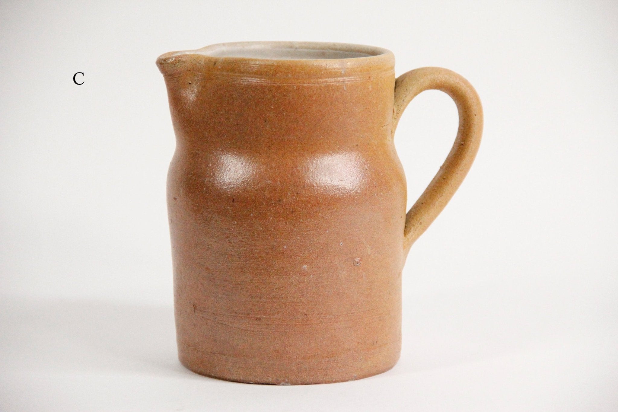 Antique French Pottery | Jug Pitcher - Debra Hall Lifestyle