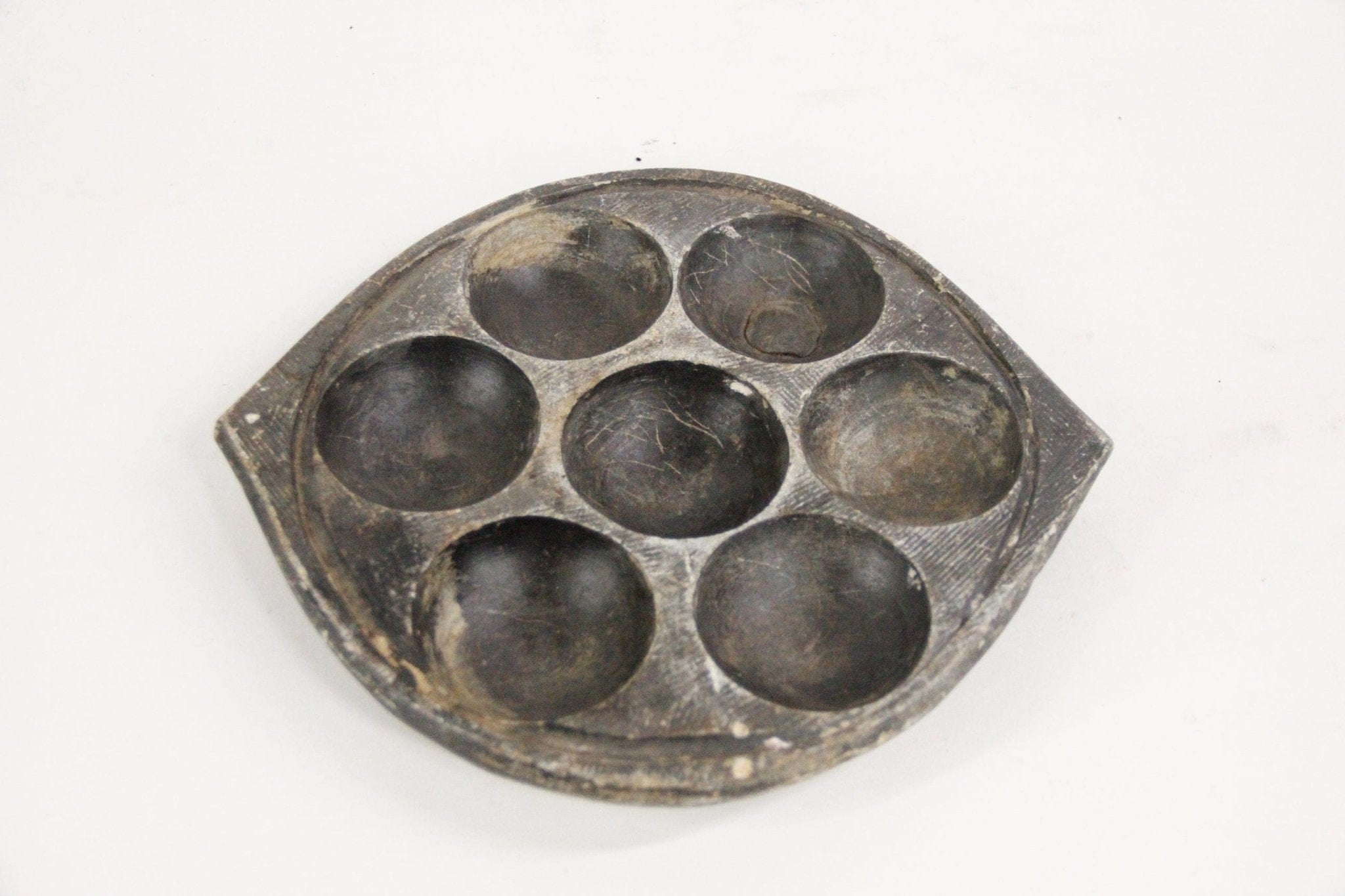 Antique Handcrafted Stone Tray | Divided Stone Tray - Debra Hall Lifestyle