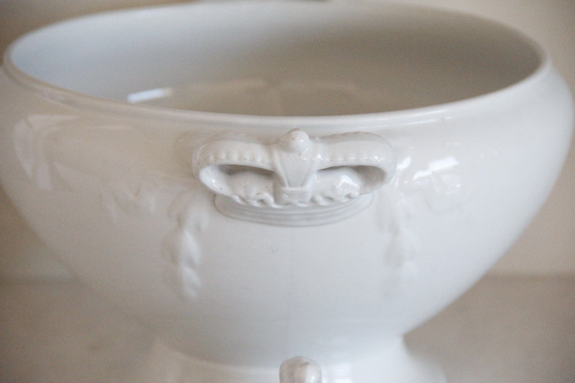 Antique Ironstone Soup Tureen | 1890 Meakin Serveware - Debra Hall Lifestyle
