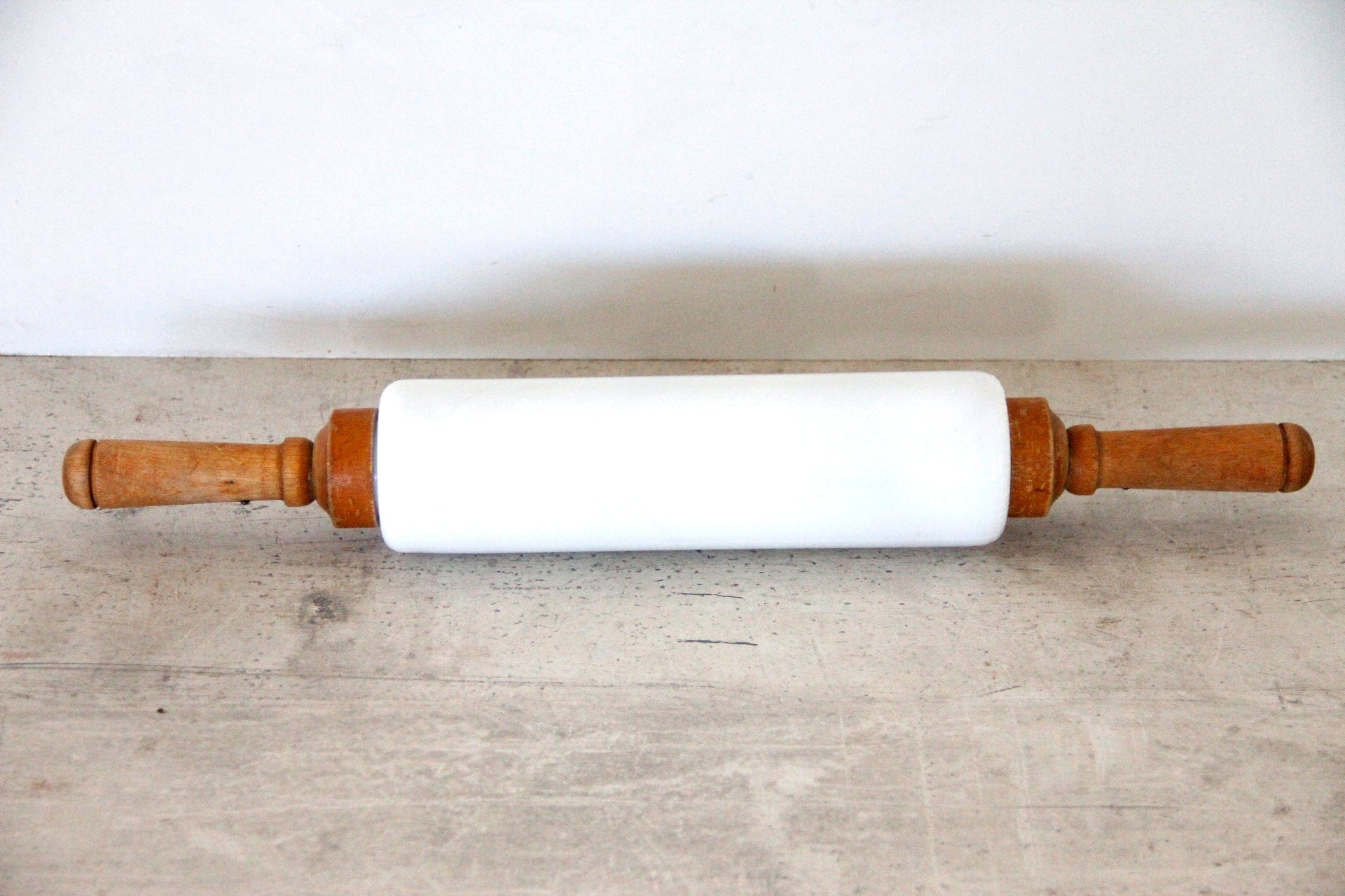 Antique Milk Glass Rolling Pin | Imperial - Debra Hall Lifestyle
