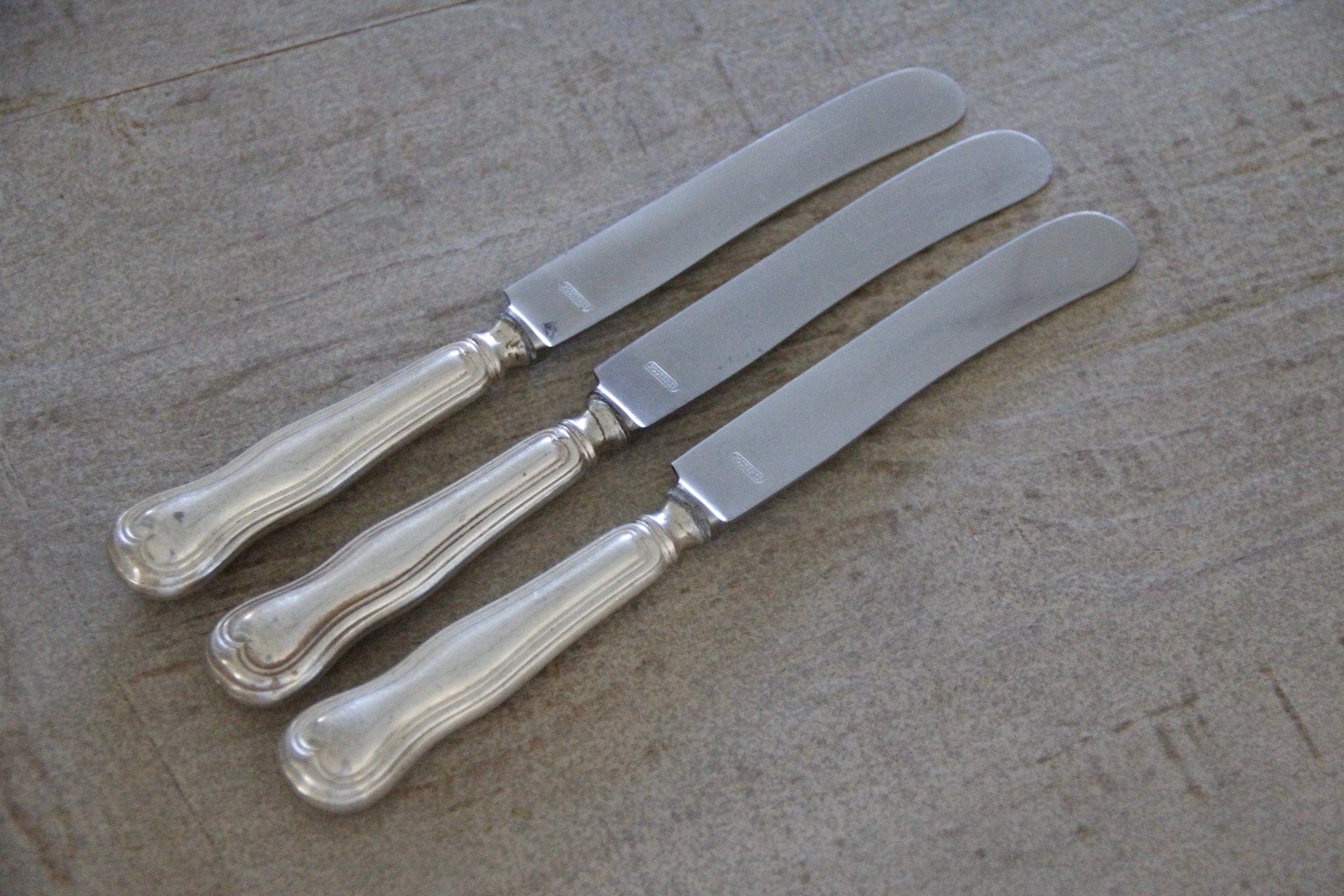 Antique Rostfrei Silver Table Knife | Flatware 3 Pcs. - Debra Hall Lifestyle