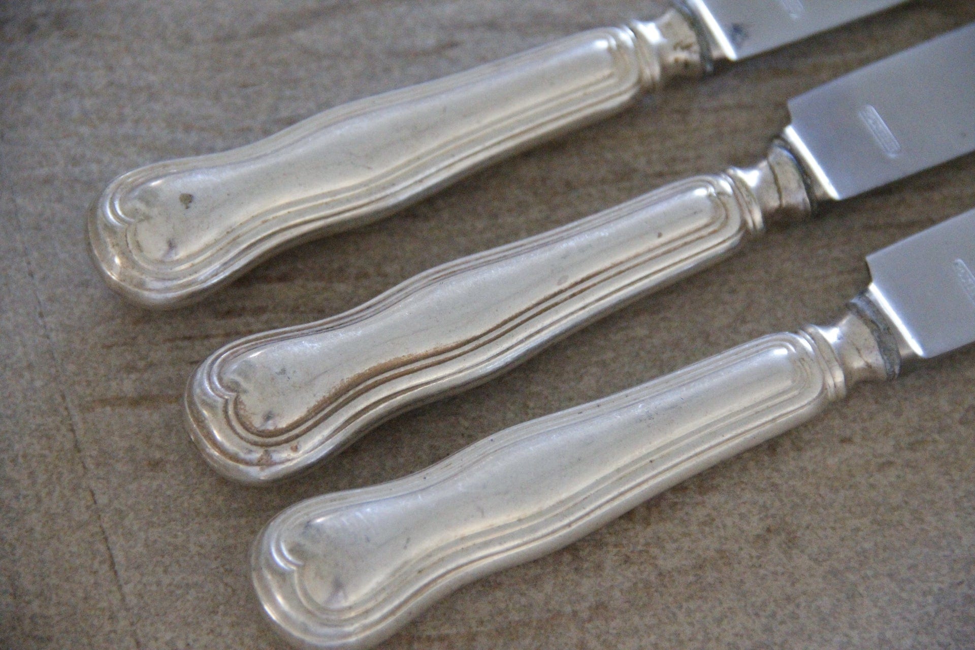 Antique Rostfrei Silver Table Knife | Flatware 3 Pcs. - Debra Hall Lifestyle