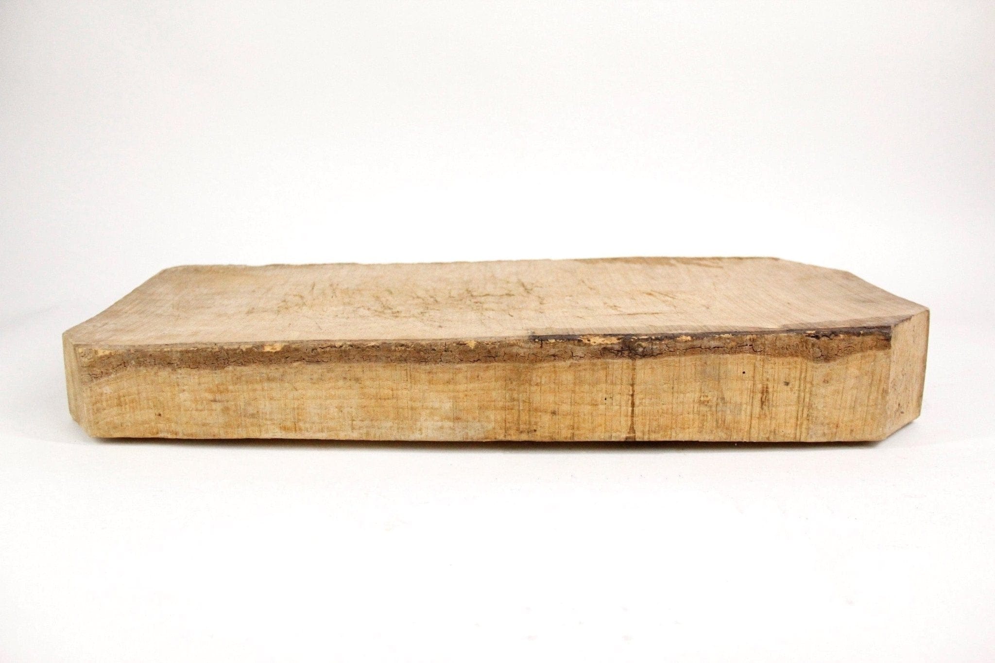 Antique Rustic Breadboard Slab | Raw Edge Cutting Board - Debra Hall Lifestyle